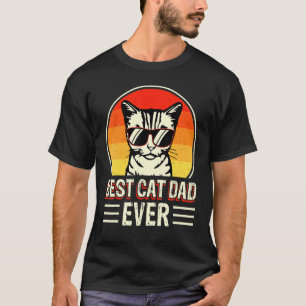 Bester Katzenvater Aller Zeiten Katzenpapa Vatert T-Shirt