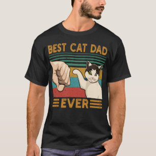 Bester Katzenvater Aller Zeiten Lustig Vintage Kat T-Shirt