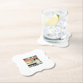 Bester Katzenvater Aller Zeiten Retro Katzen Faust Untersetzer (Vor Ort)