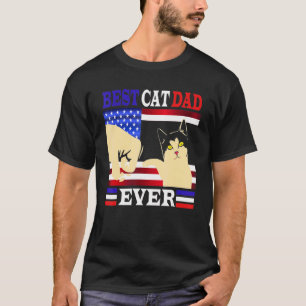 Bester Katzenvater aller Zeiten Vater Vater-Tag Va T-Shirt