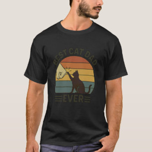 Bester Katzenvater Aller Zeiten Vintage Katzenpapa T-Shirt