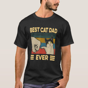 Bester Katzenvater Aller Zeiten Vintage Katzenvate T-Shirt