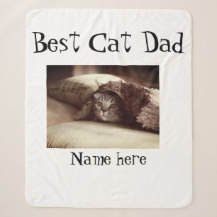 bester Katzenvater Foto Name Vatertag Katzenpapa D Sherpadecke