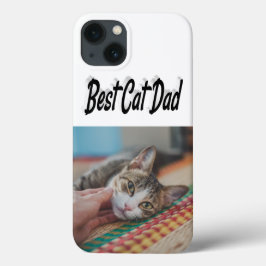 Bester Katzenvater-Foto Schwarzschrift Case-Mate iPhone Hülle