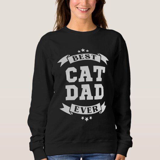 Bester Katzenvater überhaupt 2 Sweatshirt (Vorderseite)