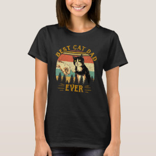Bester Katzenvater überhaupt  Anzugkatze Vater Tag T-Shirt