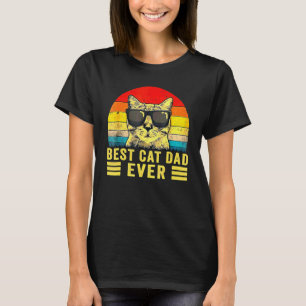 Bester Katzenvater überhaupt Bump Fit Vatertag Vin T-Shirt