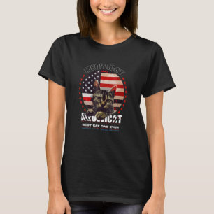 Bester Katzenvater überhaupt  Cat Meowica Amerikan T-Shirt
