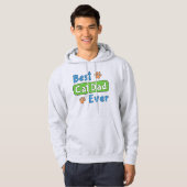 Bester Katzenvater überhaupt Hoodie (Vorne ganz)