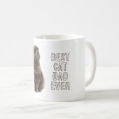Bester Katzenvater überhaupt Kaffeetasse (VorderseiteRechts)