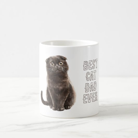 Bester Katzenvater überhaupt Kaffeetasse (Mittel)