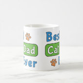 Bester Katzenvater überhaupt Kaffeetasse (Mittel)