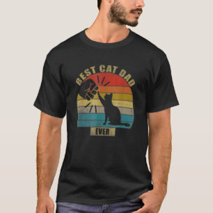 Bester Katzenvater überhaupt Katzenpapa Vatertag T-Shirt