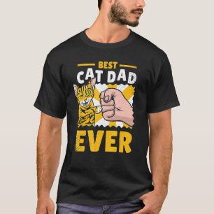 Bester Katzenvater überhaupt  Katzenpapa Vatertag  T-Shirt