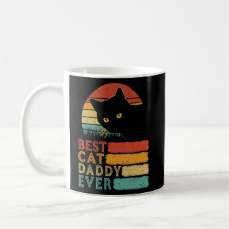 Bester Katzenvater überhaupt Katzenpapa Vintage V Kaffeetasse