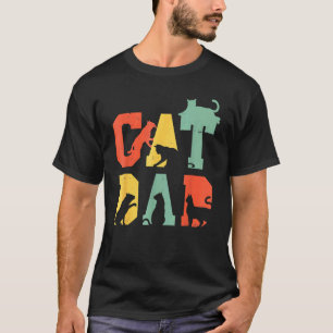 Bester Katzenvater überhaupt  Katzenpapa Vintage V T-Shirt