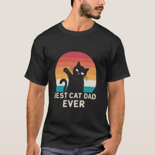 Bester Katzenvater überhaupt Lustiger Katzenliebha T-Shirt