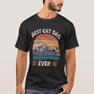 Bester Katzenvater überhaupt Lustiger Katzenliebha T-Shirt