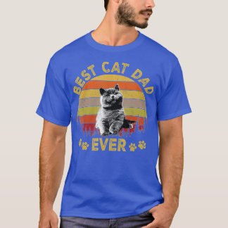 Bester Katzenvater überhaupt Lustiger Katzenpapa V T-Shirt