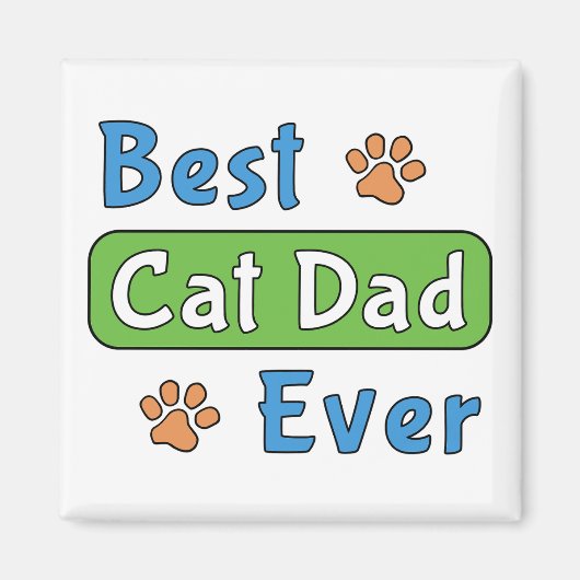 Bester Katzenvater überhaupt Magnet (Vorne)