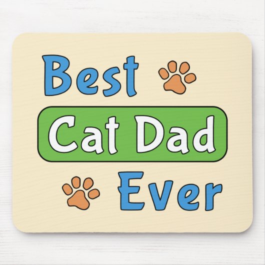 Bester Katzenvater überhaupt Mousepad (Vorne)