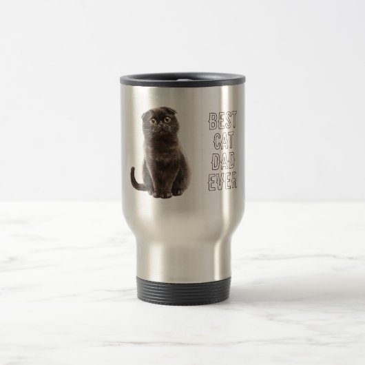 Bester Katzenvater überhaupt Reisebecher (Mittel)