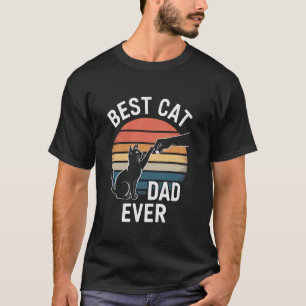 Bester Katzenvater überhaupt, stoß die Faust, Vint T-Shirt