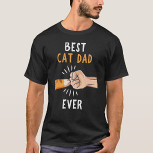 Bester Katzenvater überhaupt Stoß passt T-Shirt