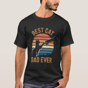 Bester Katzenvater überhaupt, stoße Faust Cat Dadd T-Shirt