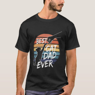 Bester Katzenvater überhaupt, stoße Faust Daddy Re T-Shirt