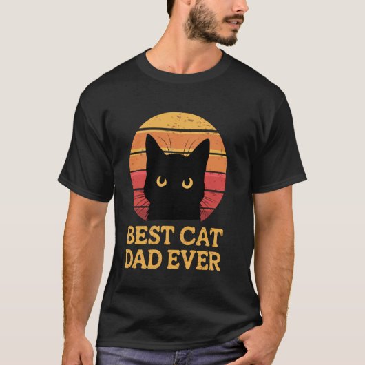Bester Katzenvater überhaupt T-Shirt (Vorderseite)