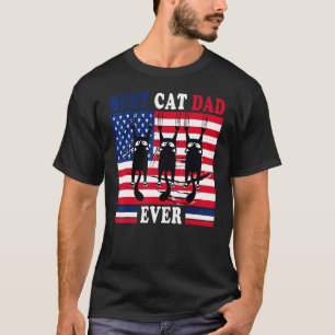 Bester Katzenvater überhaupt Vater-Tag Papa Vater- T-Shirt