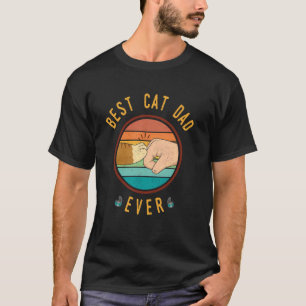 Bester Katzenvater überhaupt - Vatertag Orange Cat T-Shirt