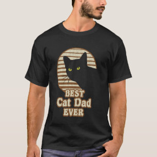 Bester Katzenvater überhaupt Vintage 80er Eighties T-Shirt
