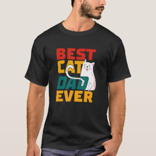 Bester Katzenvater überhaupt Vintage für Katzen Va T-Shirt