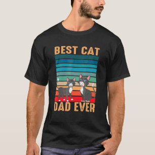 Bester Katzenvater überhaupt Vintage-Katze Vaterta T-Shirt