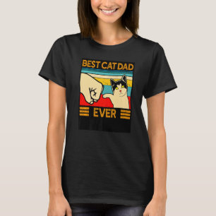 Bester Katzenvater überhaupt Vintage Katzen 2 T-Shirt