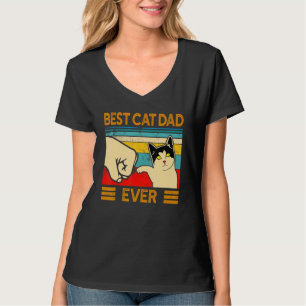 Bester Katzenvater überhaupt Vintage-Katzen 6 T-Shirt
