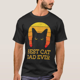 Bester Katzenvater überhaupt Vintage Katzenpapa Va T-Shirt