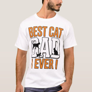Bester Katzenvater überhaupt Vintage Katzenvater-S T-Shirt