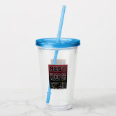 Bester Keeper Acryltrinkbecher (Rückseite)