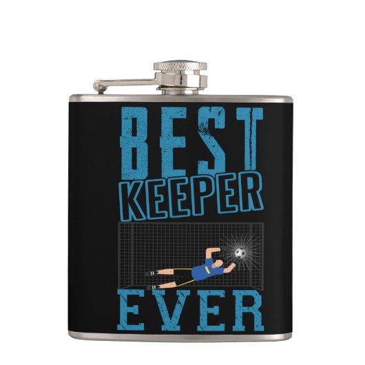 Bester Keeper Flachmann (Vorderseite)