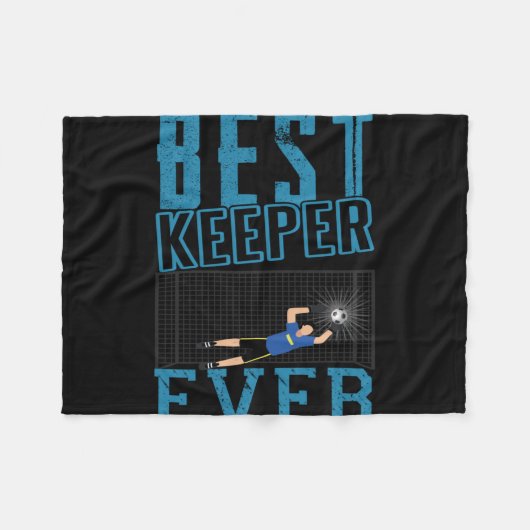 Bester Keeper Fleecedecke (Vorderseite (Horizontal))