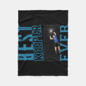 Bester Keeper Fleecedecke (Vorderseite)