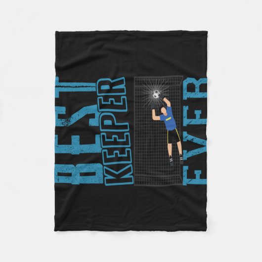 Bester Keeper Fleecedecke (Vorderseite)