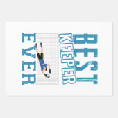 Bester Keeper Geschenkpapier Set (Vorderseite)