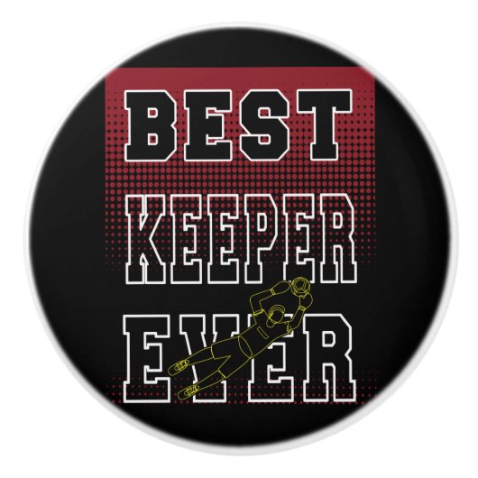 Bester Keeper Keramikknauf (Vorderseite)