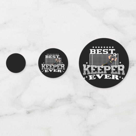 Bester Keeper Konfetti (Rückseiten)