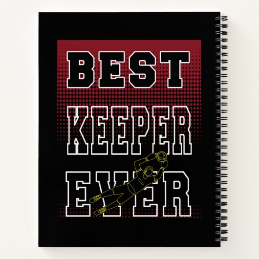 Bester Keeper Notizblock (Rückseite)