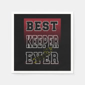 Bester Keeper Serviette (Vorderseite)